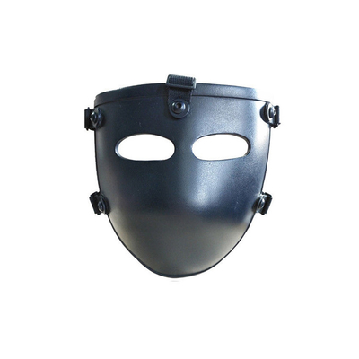 Czarna pełna półkuloodporna maska ​​​​na twarz NIJ IIIA 9mm balistyczna