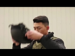 Kuloodporny hełm balistyczny Heavy Duty z odpornością na uderzenia i czarnym kolorem