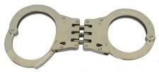 jakość  Self Defense Anti Riot Police Equipment Carbon Steel NIJ Real Police Handcuffs fabryka