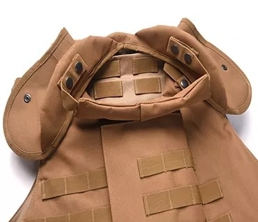 Regulowalny przycisk do przeciągania wojskowa kamizelka taktyczna 9mm/.44 kule z miękką podkładką traumatyczną