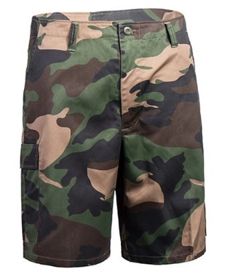 Antystatyczne wojskowe krótkie spodnie z czystej bawełny w kamuflażu dżungli