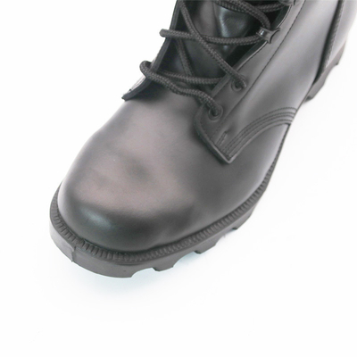 Bojowe buty taktyczne Oryginalne skórzane czarne buty Męskie gumowe podeszwy 6 &quot;8&quot; wysokości