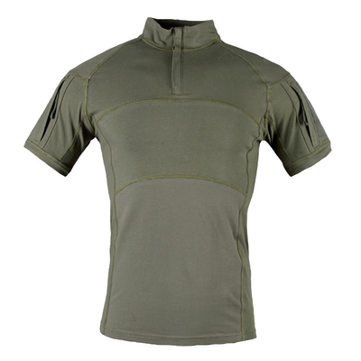 T-shirt żaba krótkie rękawy sporty na świeżym powietrzu kemping T-shirt taktyczny krótkie rękawy z kieszeniami na ramieniu