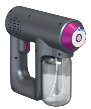 DEPOSON BLUAMEC Nano Sanitizing Sprayer : 350 ml ozon oczyszczający wodę z baterią o pojemności 2500 mAh do użytku wewnętrznego i zewnętrznego