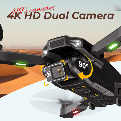 H16 Mini RC Drone HD Kamera Wi-Fi Fpv Bezszczotkowy Składany Quadcopter Profesjonalne drony zabawki dla dzieci 14Y+