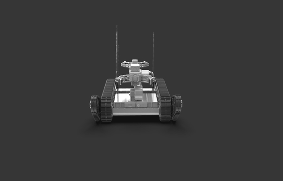 Zdalnie sterowany sterowany robot detonujący materiał wybuchowy, pojazd detonujący materiał wybuchowy na terenie