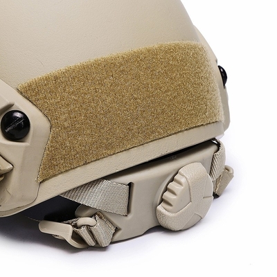 FAST Kask balistyczny NIJ IIIA Basykot ochronny Kevlar Taktyczny Duży Kask High Cut Khaki