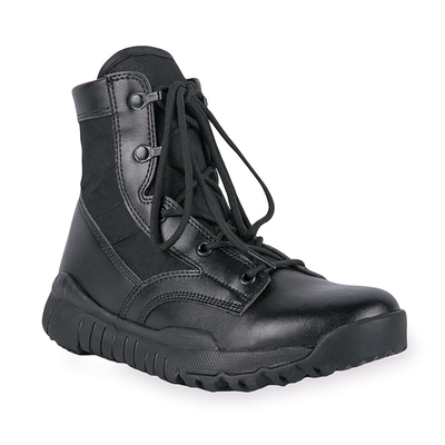 Buty taktyczne z wodoszczelną skórą, sznurówką, zamknięciem / bawełnianą podszewką