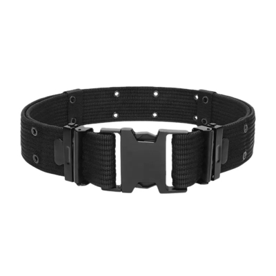 Czarny szybki wypuszczalnik zewnętrzny wodoodporny PP Custom Webbing Pas taktyczny dla mężczyzn Trening taktyczny Sporty na świeżym powietrzu I wędrówki