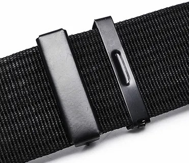 Czarny szybki wypuszczalnik zewnętrzny wodoodporny PP Custom Webbing Pas taktyczny dla mężczyzn Trening taktyczny Sporty na świeżym powietrzu I wędrówki