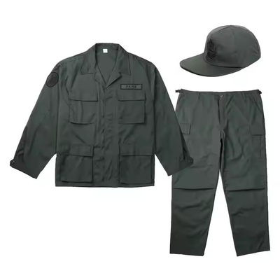 Zindywidualizowane logo BDU kombinezony Solid Deep Green Uniformy taktyczne