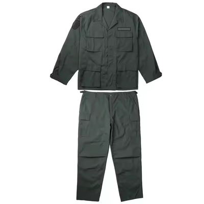 Zindywidualizowane logo BDU kombinezony Solid Deep Green Uniformy taktyczne