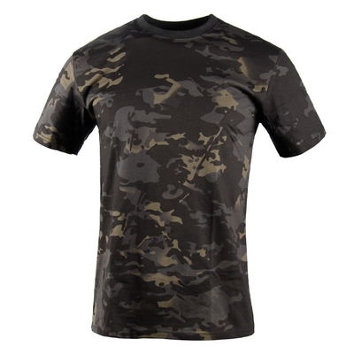 Chiny Xinxin Producent kamuflaż okrągła szyja czysta bawełna krótkie rękawy T-shirt treningowy taktyczny