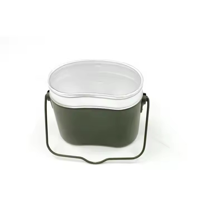 Tactical Canteen Olive Green Aluminium Kettle 3 Piece Lunch Box Tactical Outdoor Gear