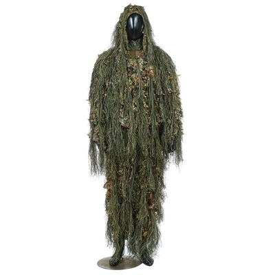 Chiny Xinxin Taktyczny Polowanie Na zewnątrz Trwałe szkolenie Kamuflaż wodoodporny Oddychający 3D Leaf Ghillie Suit