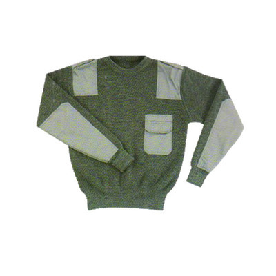 Uniform Customized Chest Pocket V-Neck Knitted Wear Pullover Taktyczny sweter