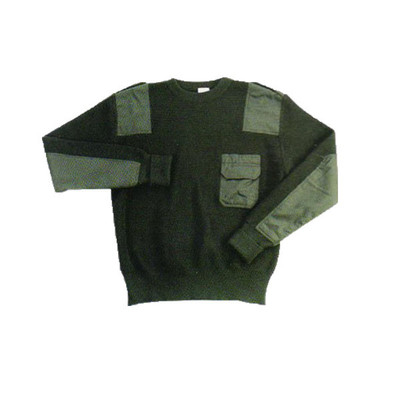 Uniform Customized Chest Pocket V-Neck Knitted Wear Pullover Taktyczny sweter