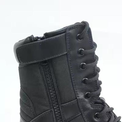 Czarne buty ze skóry pełnoziarnistej buty bezpieczeństwa gumy twarde podeszwy PU prawdziwa skóra buty zewnętrzne dla mężczyzn