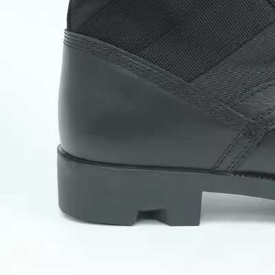 Czarne buty ze skóry pełnoziarnistej buty bezpieczeństwa gumy twarde podeszwy PU prawdziwa skóra buty zewnętrzne dla mężczyzn