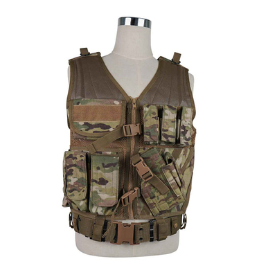 2.5kg Olive Drab wojskowa kamizelka bojowa z regulowaną talią i odłączalnymi ramionami