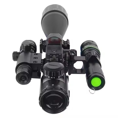 Mini Red Dot Sight + Red Laser Sight Scope Combo Optical Scope Reflex Sight Scope dla polowań taktycznych