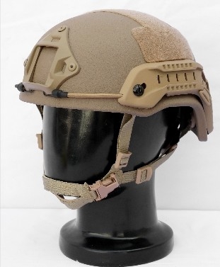 Taktyczny kask wojskowy z materiałem aramidowym
