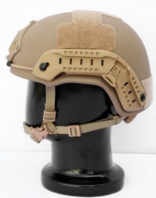 Taktyczny kask wojskowy z materiałem aramidowym