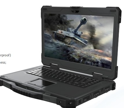 Wojskowy wzmacniacz notatnik wzmacniacz Labtop 14-calowy jednoekranowy wytrzymały przenośny