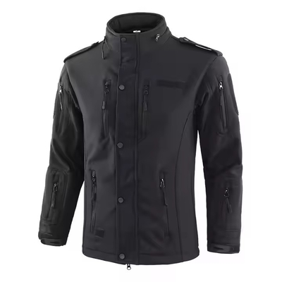 Stosowane męskie sportowe kamuflaże ciepłe zielone wodoodporne czarne treningi na zewnątrz Softshell Polar Fleece Marynarka zimne kurtki taktyczne