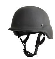 Czarny taktyczny ochronny kask wojskowy PASGT