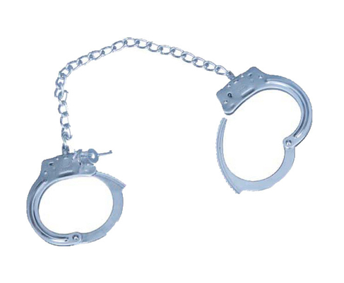 Carbon Steel Nickel Handcuffs And Legcuffs For Prisoner