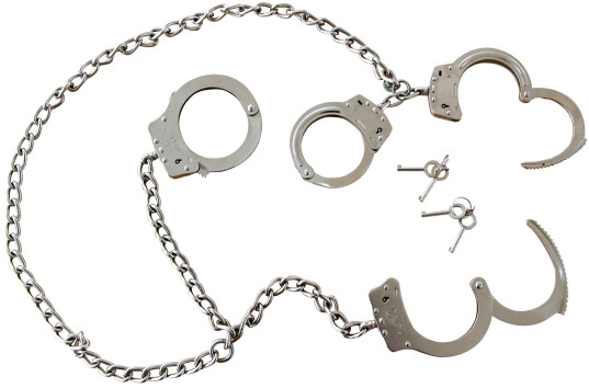 Kajdanki i kajdanki ze stali węglowej ze stali węglowej dla więźnia