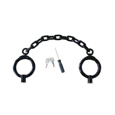 Xinxing Metalowe kajdanki policyjne Podwójne kajdanki ze stali niklowanej