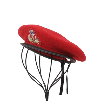 Red Military Wool Beret Military Tactical Headwear For Special Forces Men And Women