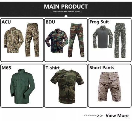 Custom Army Uniform Tactical Combat Shirt Pants Airsoft Odzież myśliwska Camo Bdu