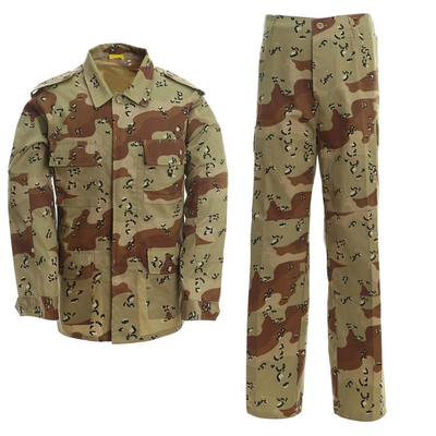 6-kolorowy mundur pustynny BDU Taktyczny sprzęt wojskowy Oddychający