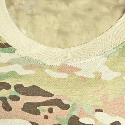 100% bawełna wojskowa koszulka wojskowa trwała walka w kamuflażu